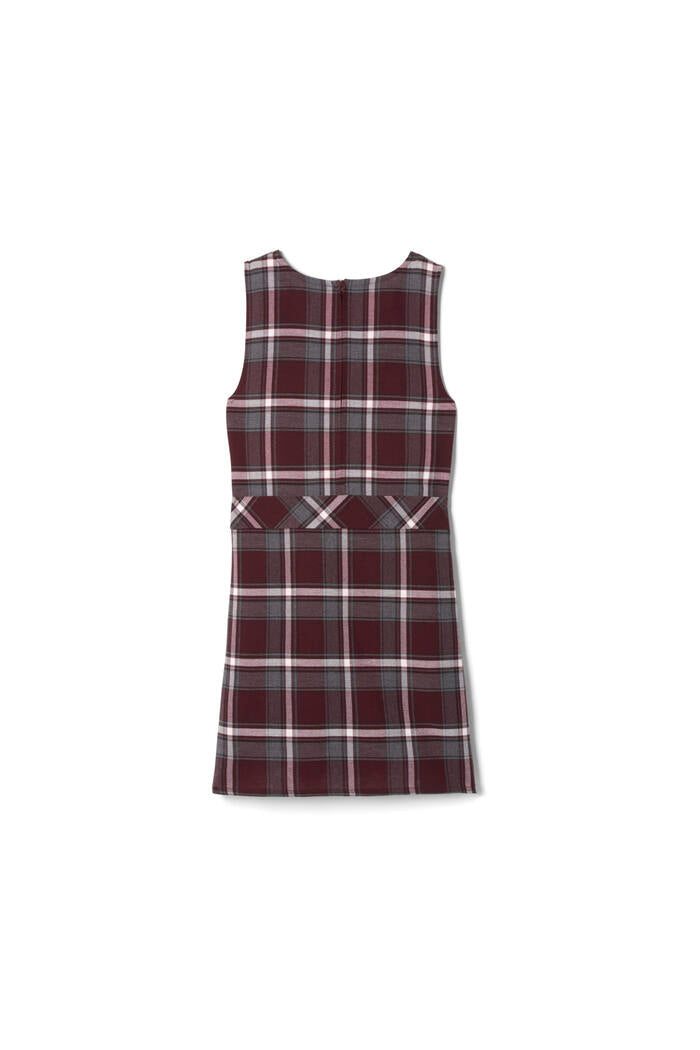 Plaid Round Neck Jumper