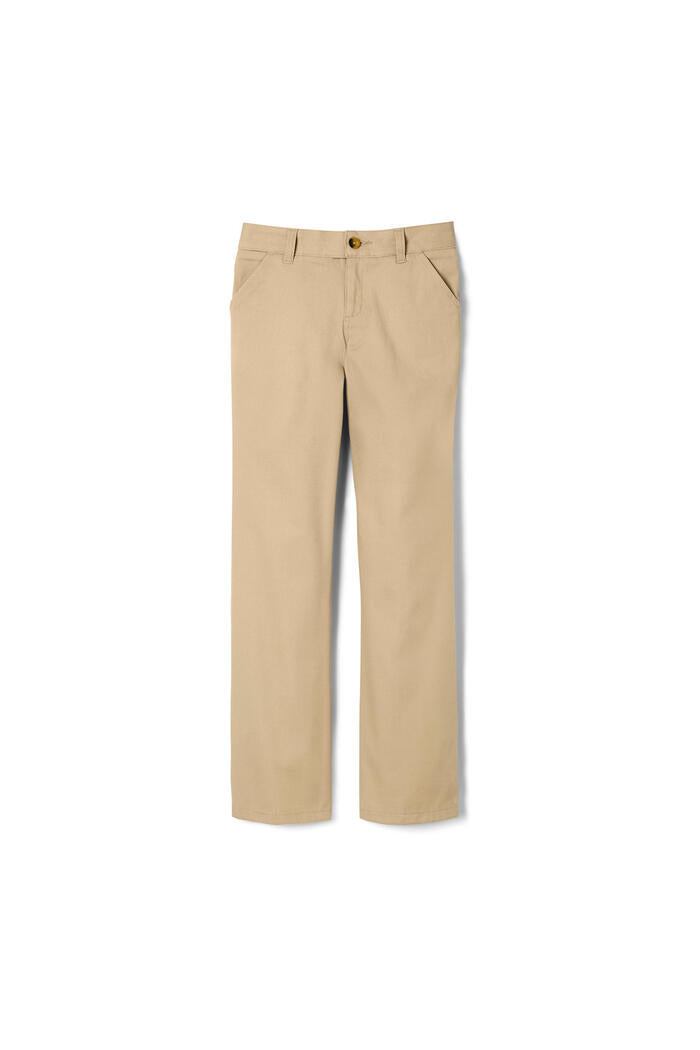 Girls Straight Leg Twill Pull-on Pant