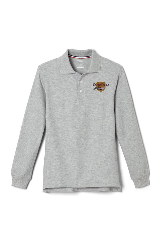 Long Sleeve Pique Polo