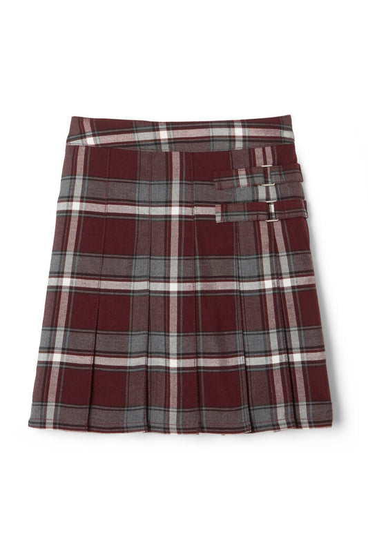 Plaid two Tab Skort